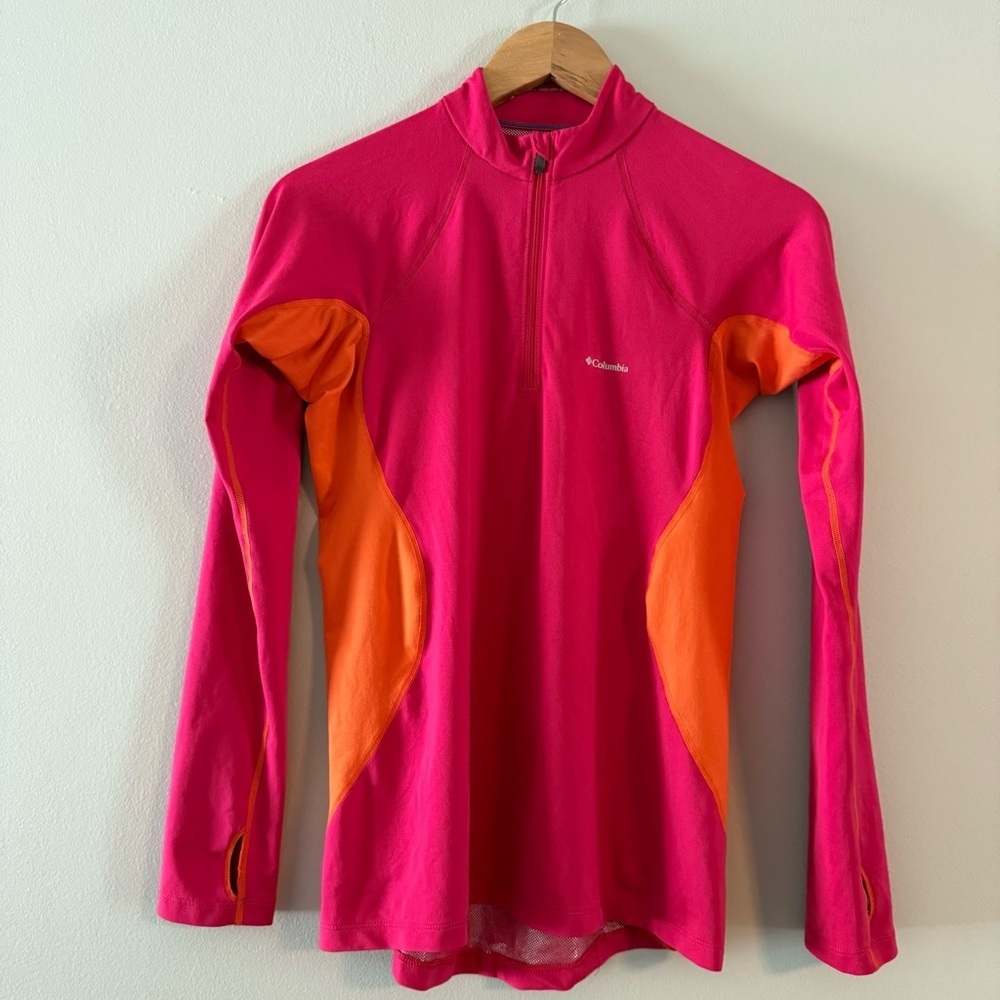 Columbia Vibrant Pink and Orange Pullover - Picture 4 of 11